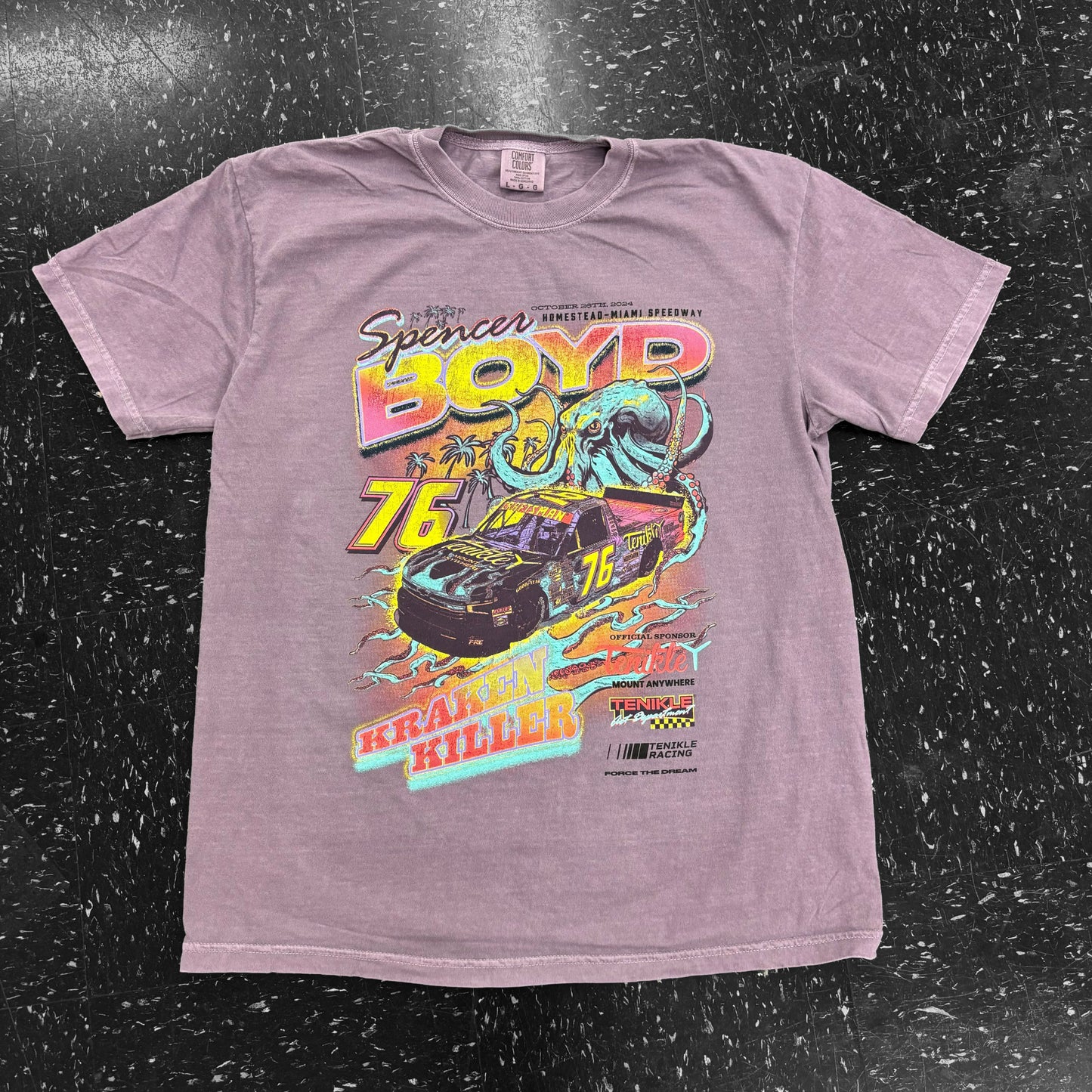 Camiseta Spencer Boyd x Tenikle Nascar de edición limitada (reserva)